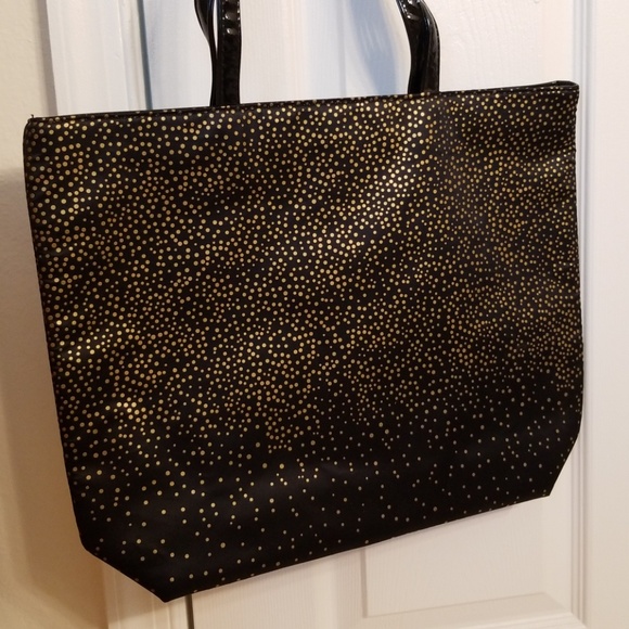 NEW L'oreal Paris Gold Dot Tote - Picture 1 of 5